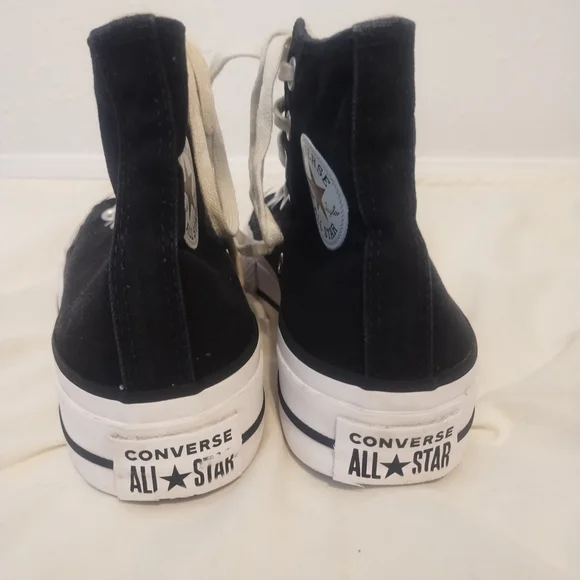 Converse Used - Converse Womens Chuck Taylor All Star Lift ,Black, size 5 - Picture 8 of 14